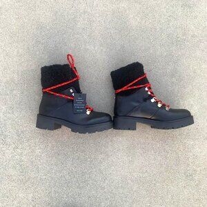 Aquatalia Women’s Size 9.5 Black Combat Boots